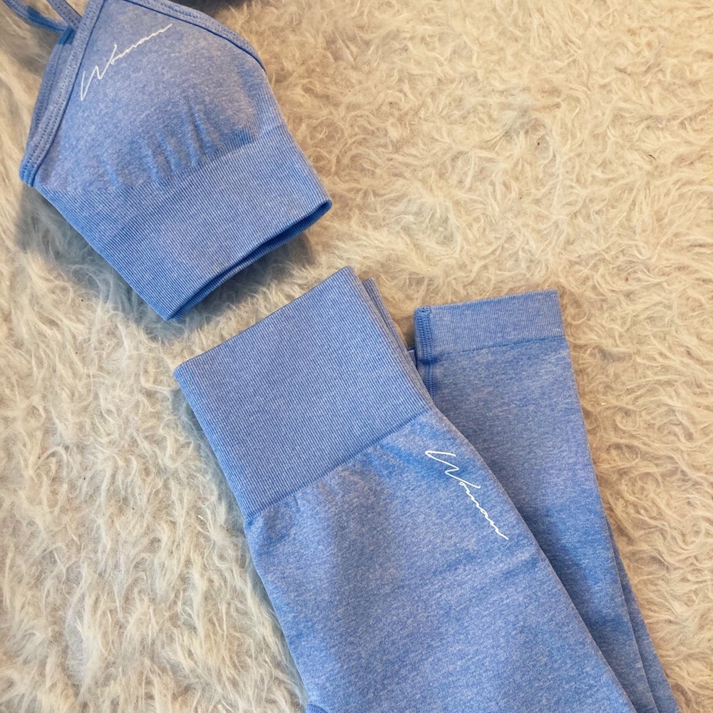 Boohoo Blue Workout Set